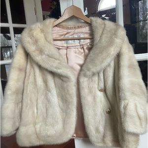 Emba Sapphire real mink coat